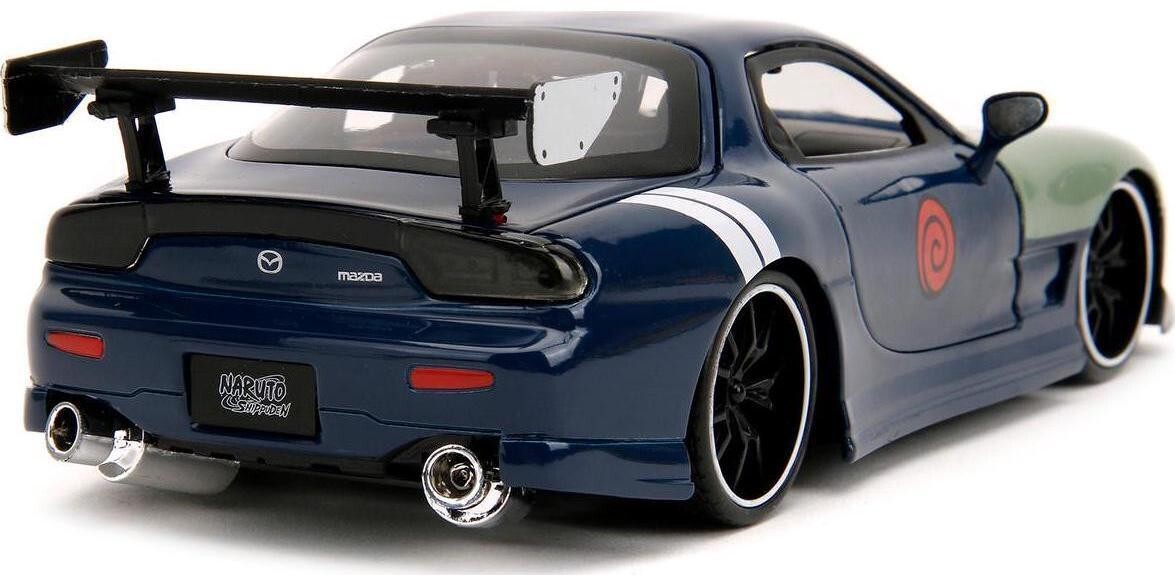 JADA 1:24 1993 MAZDA RX-7 NARUTO WITH KAKASHI HATAKE VIZ