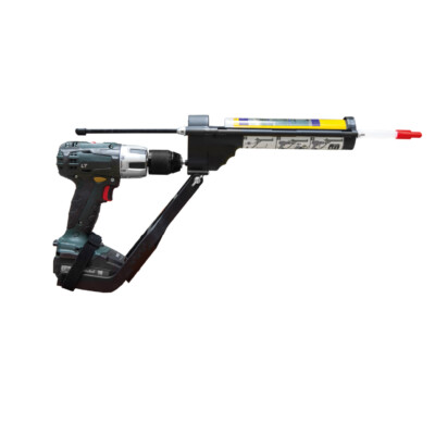 Adapter für Bohrmaschinen Auspresspistole Silikonpresse für Silikon oder Acryl 