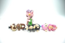 Lot of 4 Fingerlings Monkeys, Sloth, and Unicorn