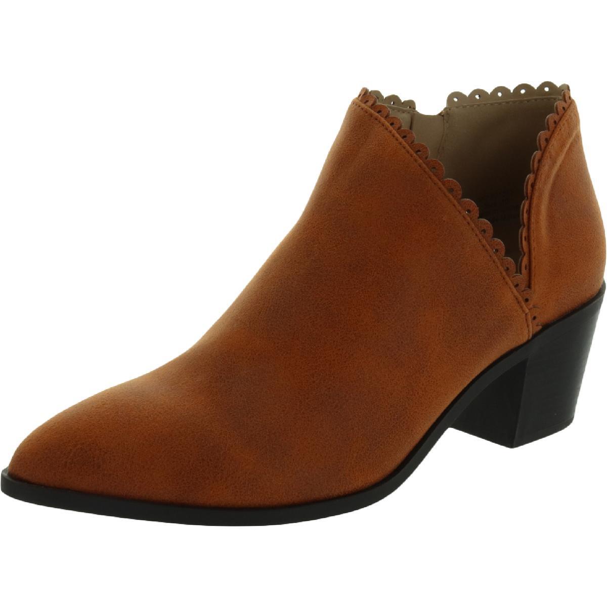 Женские ботильоны Tessa с фестонами из коллекции Journee, ботильоны на каблуке BHFO 5463