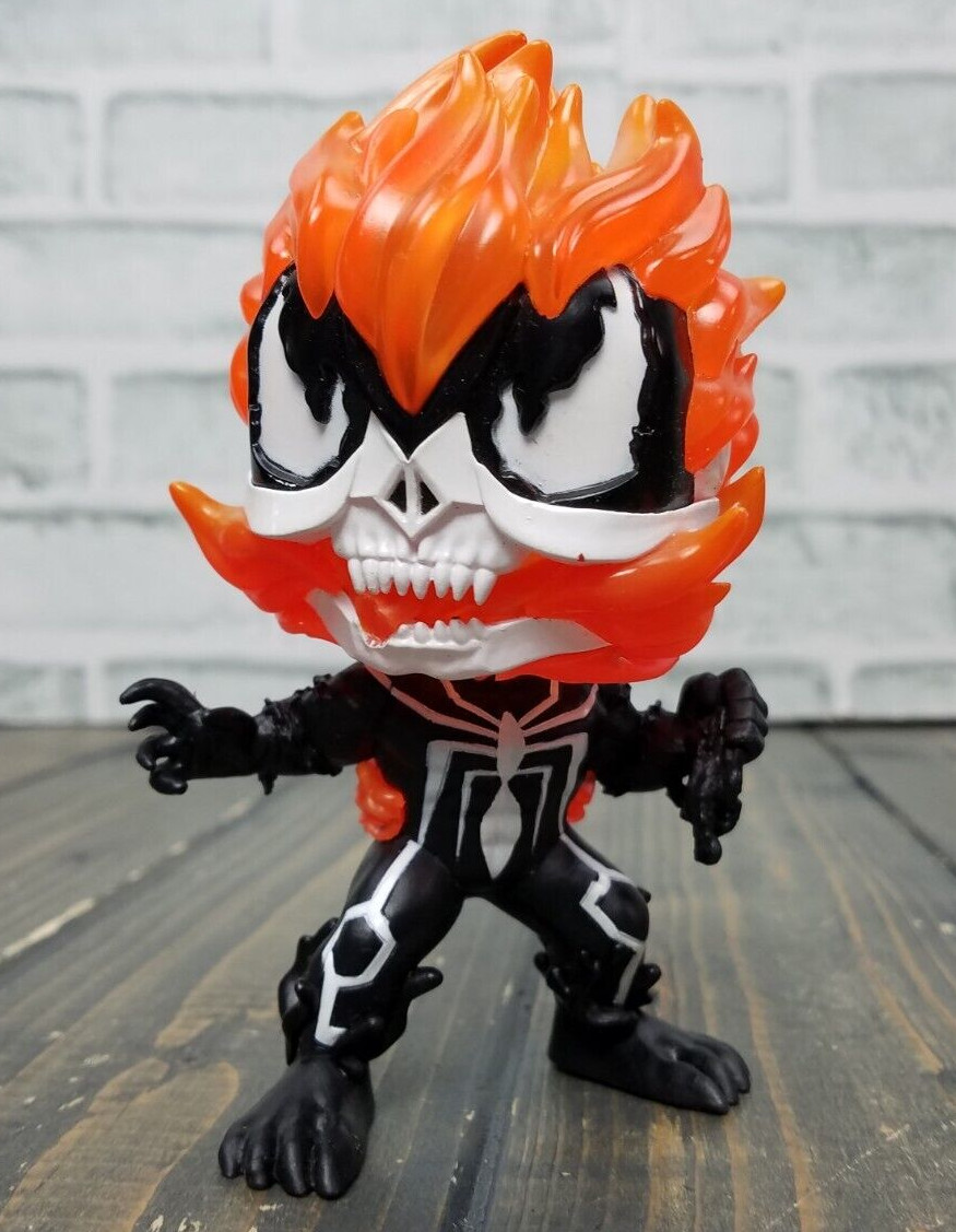 Funko Pop! Figura Suelta Exclusiva De Walmart Marvel Venomized Ghost Rider #369 Sin Ob