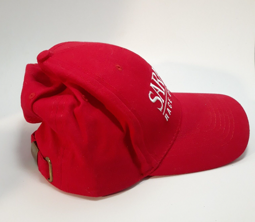 Saratoga Race Course 2014 Cap Hat Red Adjustable Strapback Casino & Raceway - Picture 4 of 7