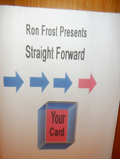    Vintage Ron Frost Straight Forward magic trick