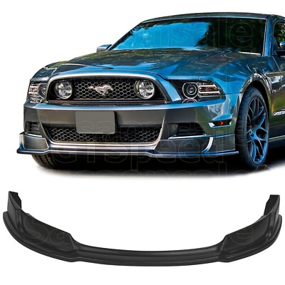 RTR Style Front Bumper Lip Splitter For 2013-2014 Ford Mustang - SASA Polyurethane