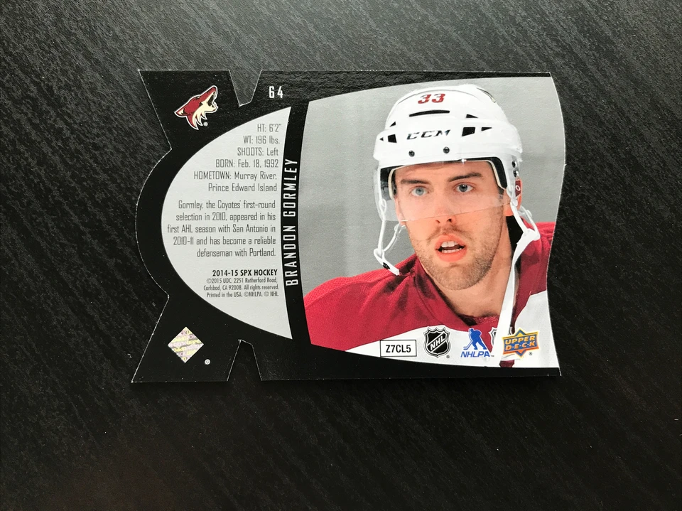 2014-15 SPx 97-98 Retro #64 Brandon Gormley Arizona Coyotes Rookie RC - Image 2 of 2