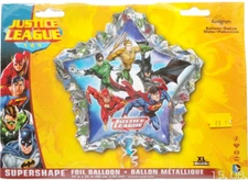 Anagram Supershape Helium Foil Balloon 34" Justice League Superman Batman Flash