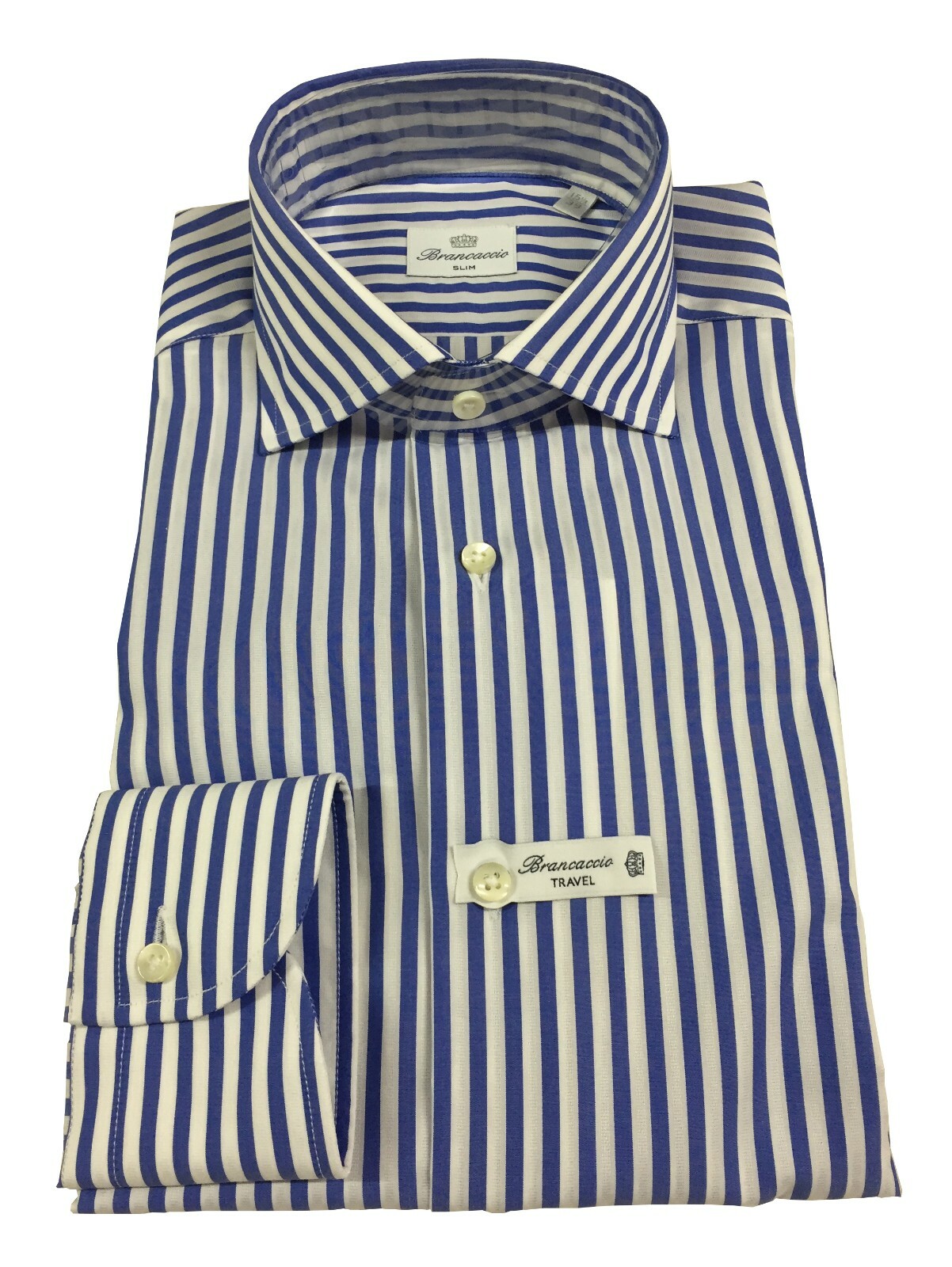 БРАНКАЧЧО, камисия, уомо, маника лунга, райе бьянко/аззурро, НОМЕР BBN1511, ВИНСЕНТ