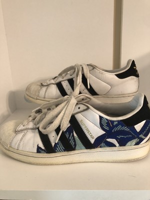 adidas superstar embroidered sneakers