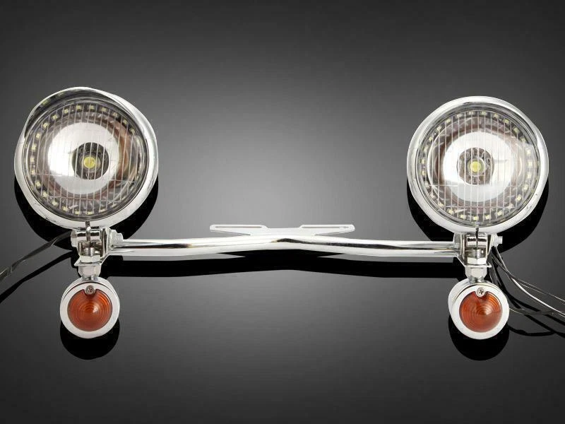 Barra de luz de señal de paso puntual para Suzuki Intruder Volusia VS VL 700 1400 1500 Foto 4 de 4