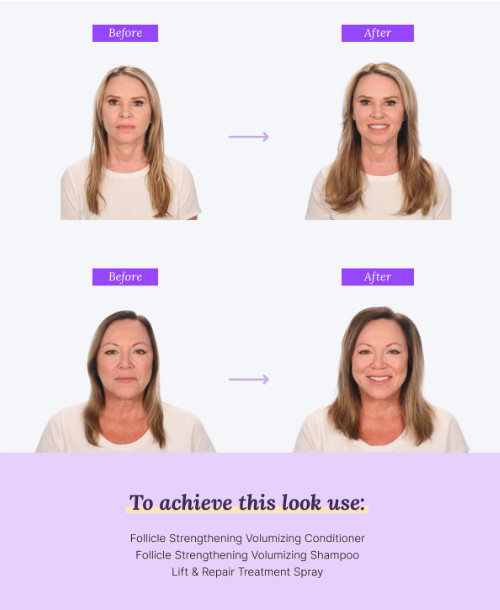 Keranique Deep Hydration Follicle Strengthening Shampoo & Conditioner Set 8FL OZ