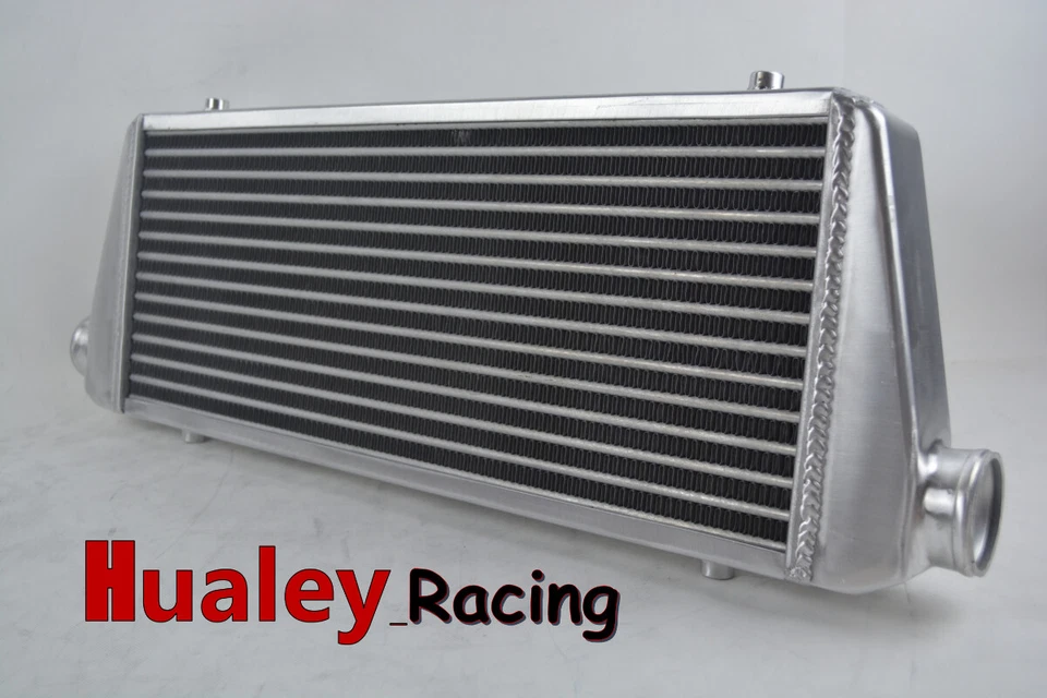 ALUMINIO FMIC UNIVERSAL TURBO INTERCOOLER 2.2" ENTRADA/SALIDA tubo 28"x10.3"x2.7" Foto 4 de 4