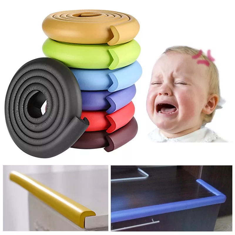 Baby Safety Table desk Edge Corner Cushion Guard Strip Softener Bumper  Protector