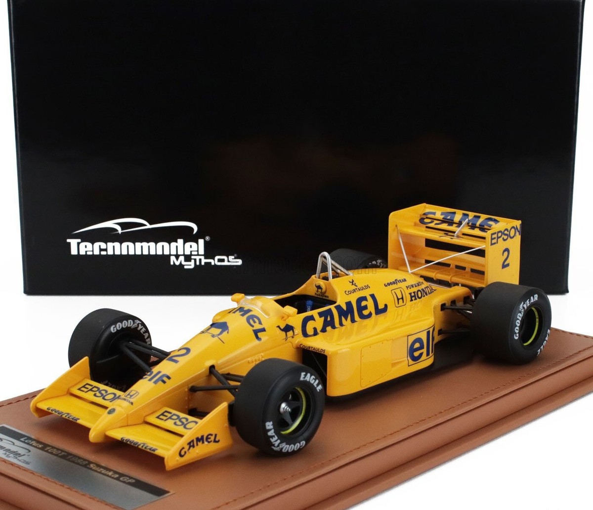 ミニカー Lotus 100T 1988 Japanese GP S.Nakajima Tecnomodel LOTUS F1 100T CAMEL HONDA SUZUKA GP 1988 NAKAJIMA LE40