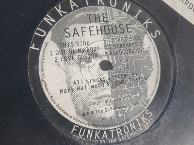 The Safehouse -  Funkatroniks  12'' Single rare  oldskool hardcore NR MINT