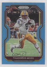 2020 Panini Prizm Rookie Light Blue Prizm Thaddeus Moss #386 08m0