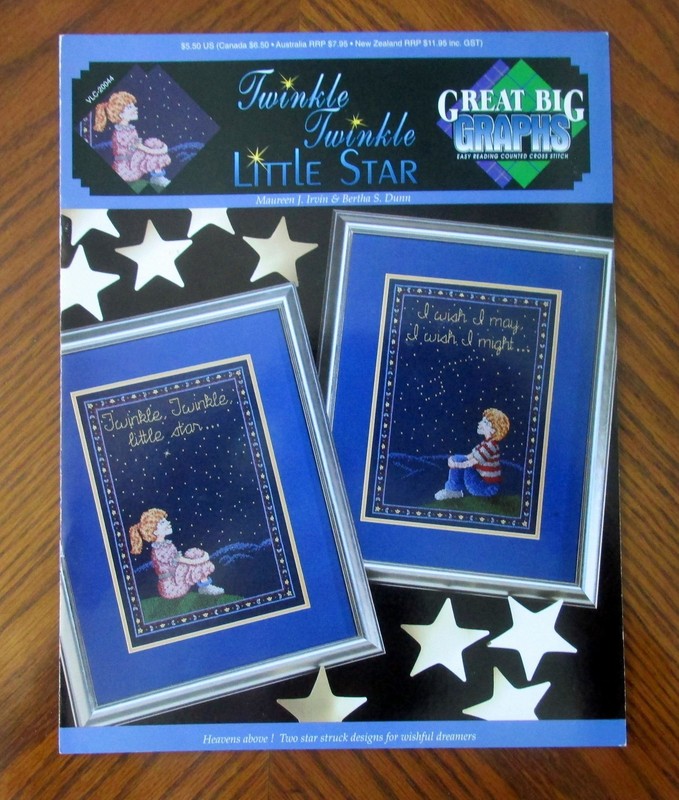 Great Big Graphs Twinkle Twinkle Little Star Cross Stitch Leaflet