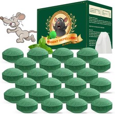 Vamoose Natural Rodent Repellent Peppermint Sachets 24 Pack Mouse Mice Pest - US