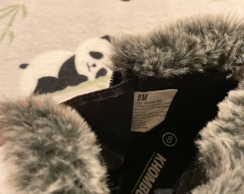Botas para mujer Khombu Iris talla 8M negras de gamuza repelentes al agua - Imagen 7 de 7