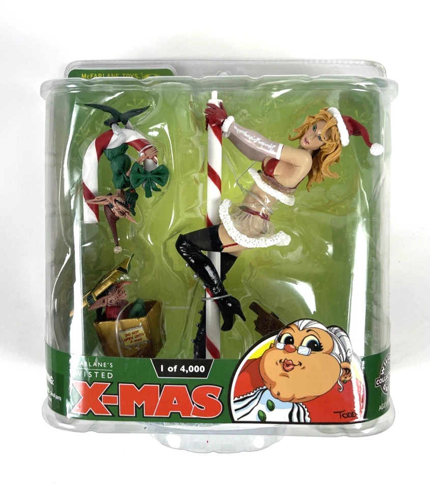 Figura de Navidad McFarlane’s Twisted X-Mas Mrs. Claus Variante Rubia 1/4K SELLADA Foto 3 de 4