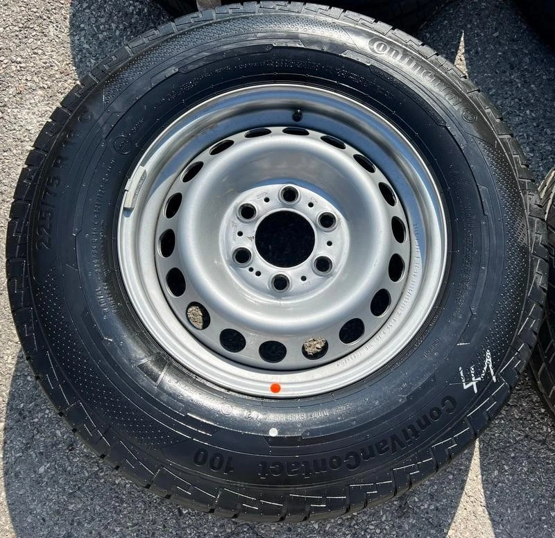 4 SOMMERRÄDER MERCEDES SPRINTER W907 225/75R16C 121/120R CONTINENTAL 2021 NEUW. - Bild 2 von 4