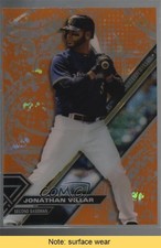 2017 High Tek Pattern 1 Orange Magma Diffractor /25 Jonathan Villar READ 0t2