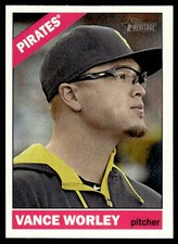 Vance Worley 2015 Topps Heritage #419 Pittsburgh Pirates 26484 Baseball Card