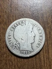 1913 Barber Liberty Head Dime 90% silver Actual coin Good Coin