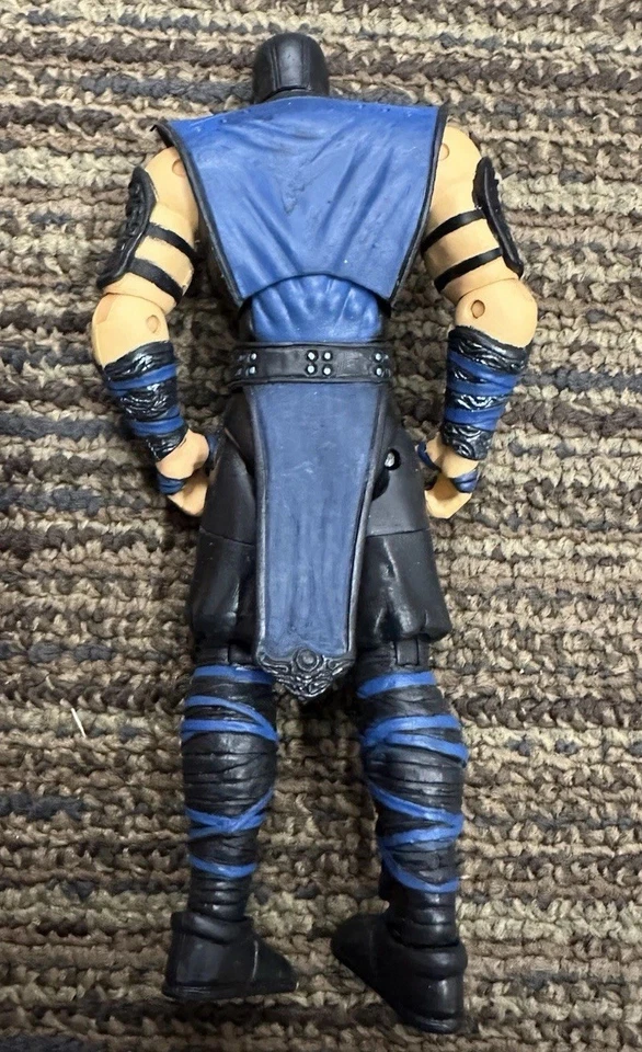 Figura de acción Jazwares Mortal Kombat 9 Sub Zero 6" rara SIN ARMA COMO ESTÁ Foto 3 de 3