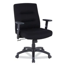 Alera KS4010 Kesson Series 17.71" - 21.65" Petite Office Chair - Black New