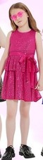 Girls Sparkly Sequined Party/Holiday Dress Sz S