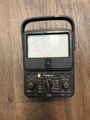 #ad #ad SIMPSON 260 8RT Series Analog Electric Multimeter20 Measurement Range $50.00