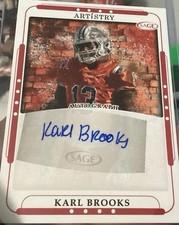 2023 Karl Brooks Sage Artistry Black Border Auto #art-kb