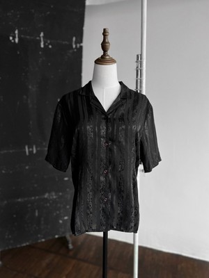 Katies Vintage 90s Black Button Up Blouse Shirt Collared Australia Size - 14, M