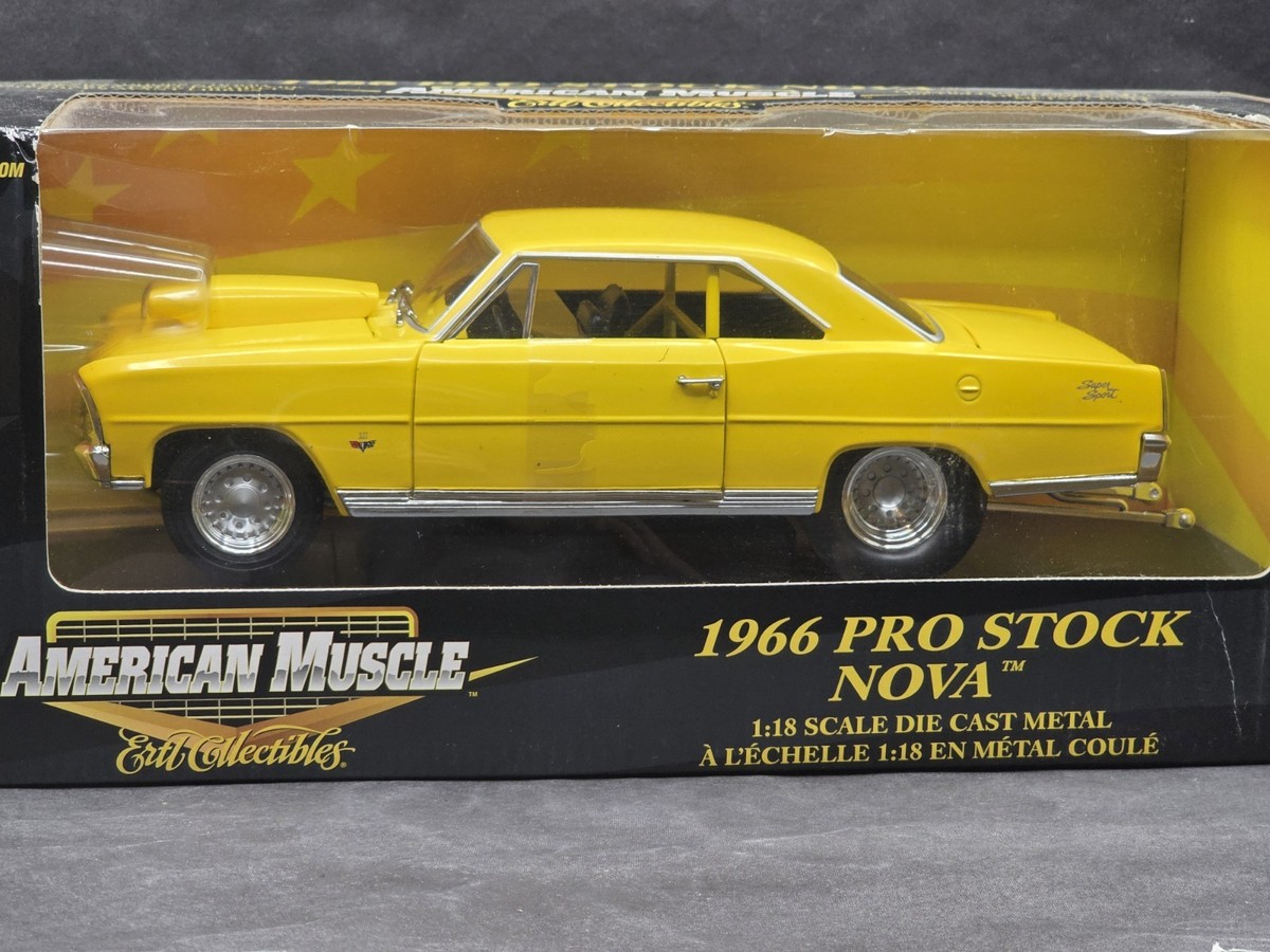 Ertl American Muscle 1966 Chevy Pro Stock Nova SS 1:18 Scale
