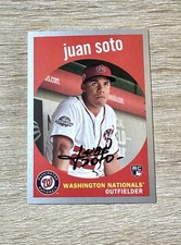 JUAN SOTO 2018 Topps Archives SILVER ROOKIE Parallel 59 Design SP /99 Ultra Rare