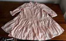 Tommy Hilfiger Women's Size 16 cottage Core Pink Eyelet Dress