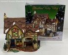 Vintage UL Heartland Valley Village Deluxe Porcelain Lighted House IOB — photo 1