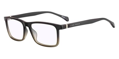 Boss 1084/it Eyeglasses Men Gray Brown Pattern Rectangle