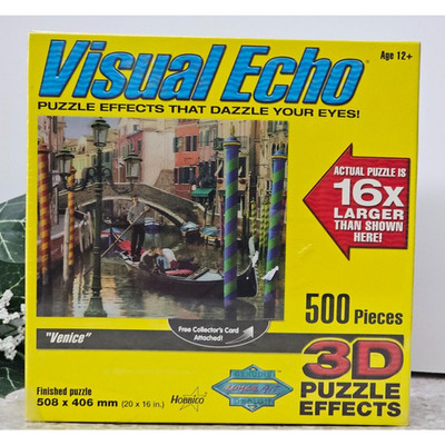 3D Puzzle Effects Visual Echo ''Venice'' 20x16 Hobbico 2006 New Sealed