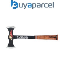 Image of Estwing EDBA Black Eagle Double Bit Axe with Leather Grip, 17"