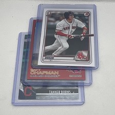 Duran 1st Bowman + Chapman /173 + Burns /250 3 Card Serial Lot