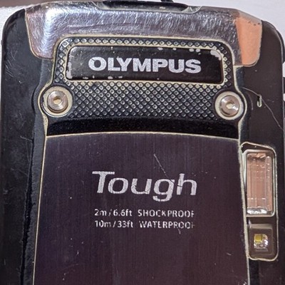 Olympus Tough TG-820 Digital Camera Black 12MP 5X Zoom Shock