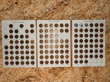 1909-1958 Lincoln Wheat Cents in an Older Dansco Album 132 Coins, only missing 8