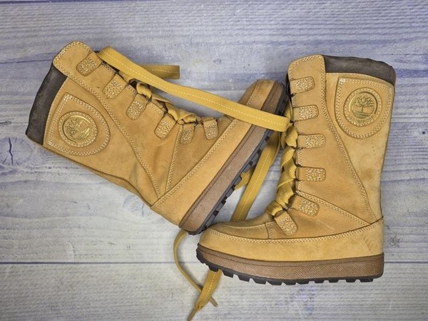 Women Timberland Boots Orange 35