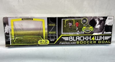 Franklin 4  X 3  1.2m X .09m Blackhawk Football Soccer Goal Complete New In Box