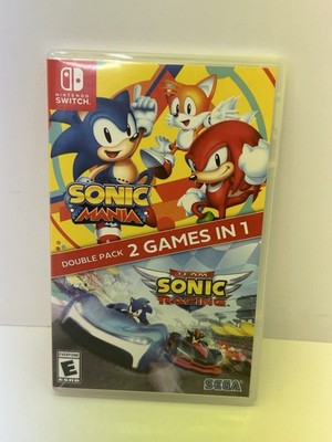 NSW Sonic Mania Team Sonic Racing Double Pack Nintendo Switch 2-Games-In-1 Combo