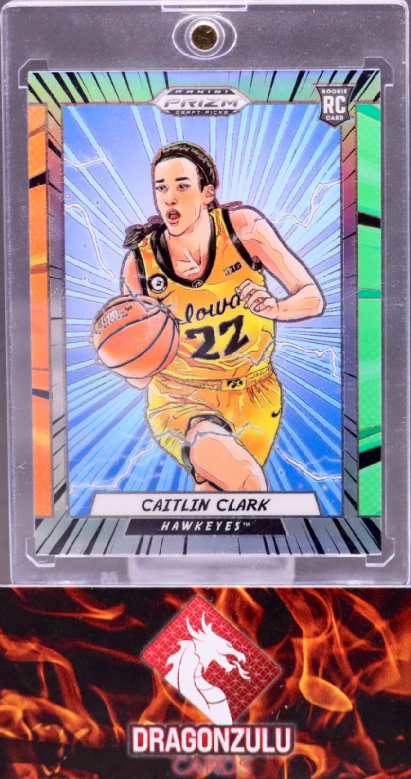2024 Panini Prizm Draft Picks Caitlin Clark Manga Case Hit Rookie Hawkeyes