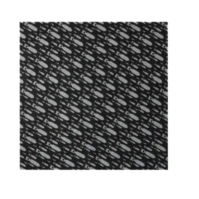 Rothco Black/Gray Bombs Pattern Bandana | 4335 | 22'' X 22'' | Biker Headwrap