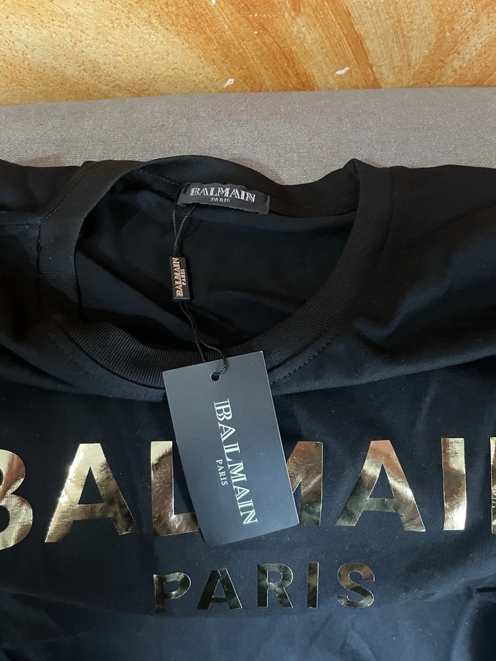 Balmain t-shirt nera Taglia S - Imagen 2 de 4