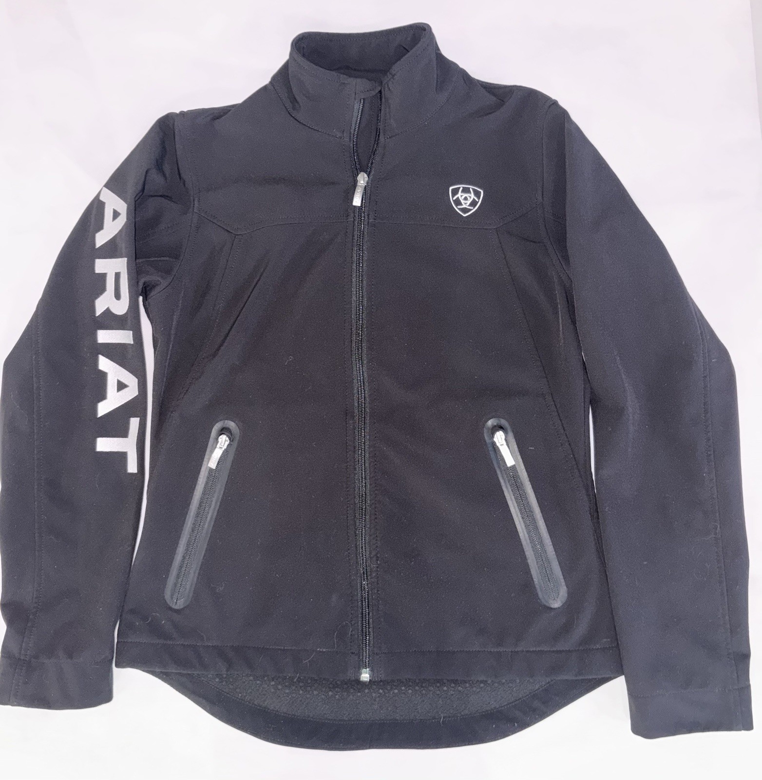 Ariat Women’s Softshell Black Jacket Medium EUC - image 3
